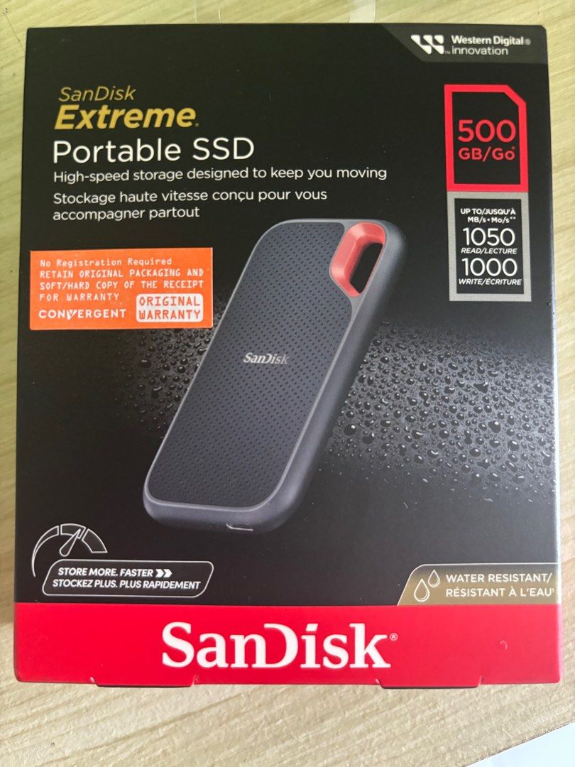 SanDisk Extreme Portable SSD 500GB