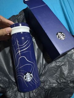 Sealed 2025 Starbucks Traditions Indigo Tumbler