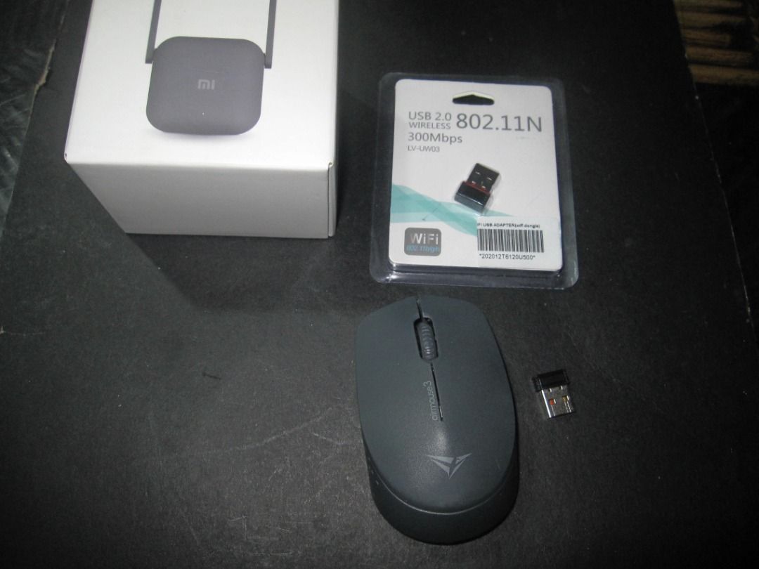 Wi-Fi Range Extender 2.0 Wireless USB Wireless Mouse (Category: Laptops & Notebooks) located in Baguio. Submitted by mrbrunno (Listing ID 1367722055, Image 2). Description: Wi-Fi Range Extender 2.0 Wireless USB Wireless Mouse All in as New condition, only used for 3 weeks. Selling all 3 together for 500p Paid 1450p.