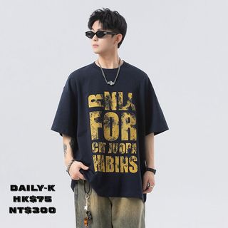 2025年 05月 1 日 DSJD B371 # CP152 洗水英文字短袖Tee64245518698882110