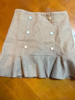 斯文裙女裝半身裙褲款荷葉邊，64244270658434110