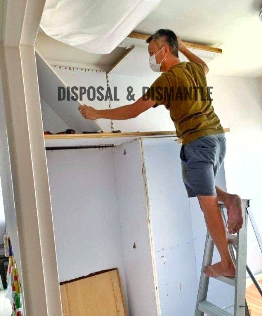 💥 50% off 💥 for Disposal - Disposal - Plastering & Painting (Full Package). 
 Kitchen cabinet - T.V Consoles - Basing - Wooden Furniture - Chare - Table ETC. 
 Plaster & Painting service.62863075907970111