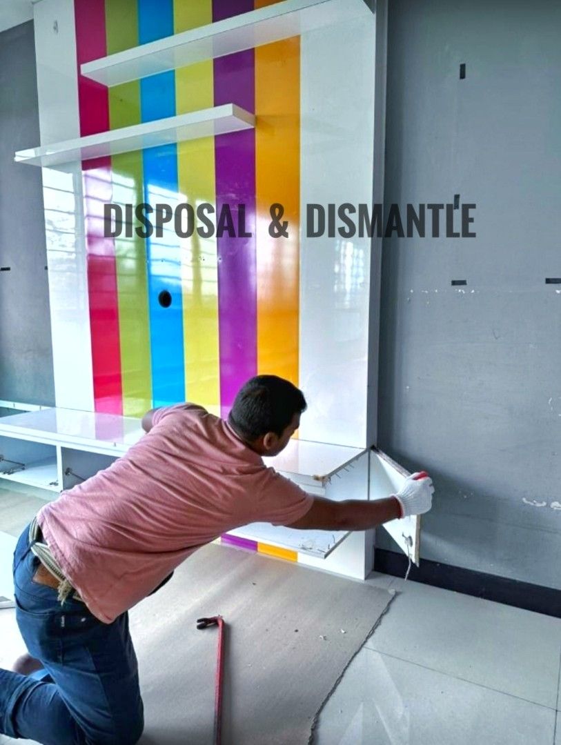 💥 50% off 💥 for Disposal - Disposal - Plastering & Painting (Full Package). 
 Kitchen cabinet - T.V Consoles - Basing - Wooden Furniture - Chare - Table ETC. 
 Plaster & Painting service.628630759079701126
