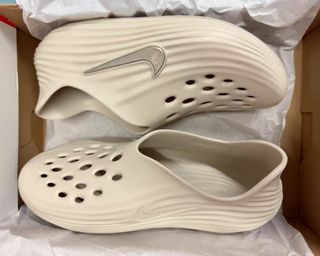 ✨      Authentic New ✨    Nike ReactX Rejuven8 Slides Unisex Size Available Khaki64184252078723110