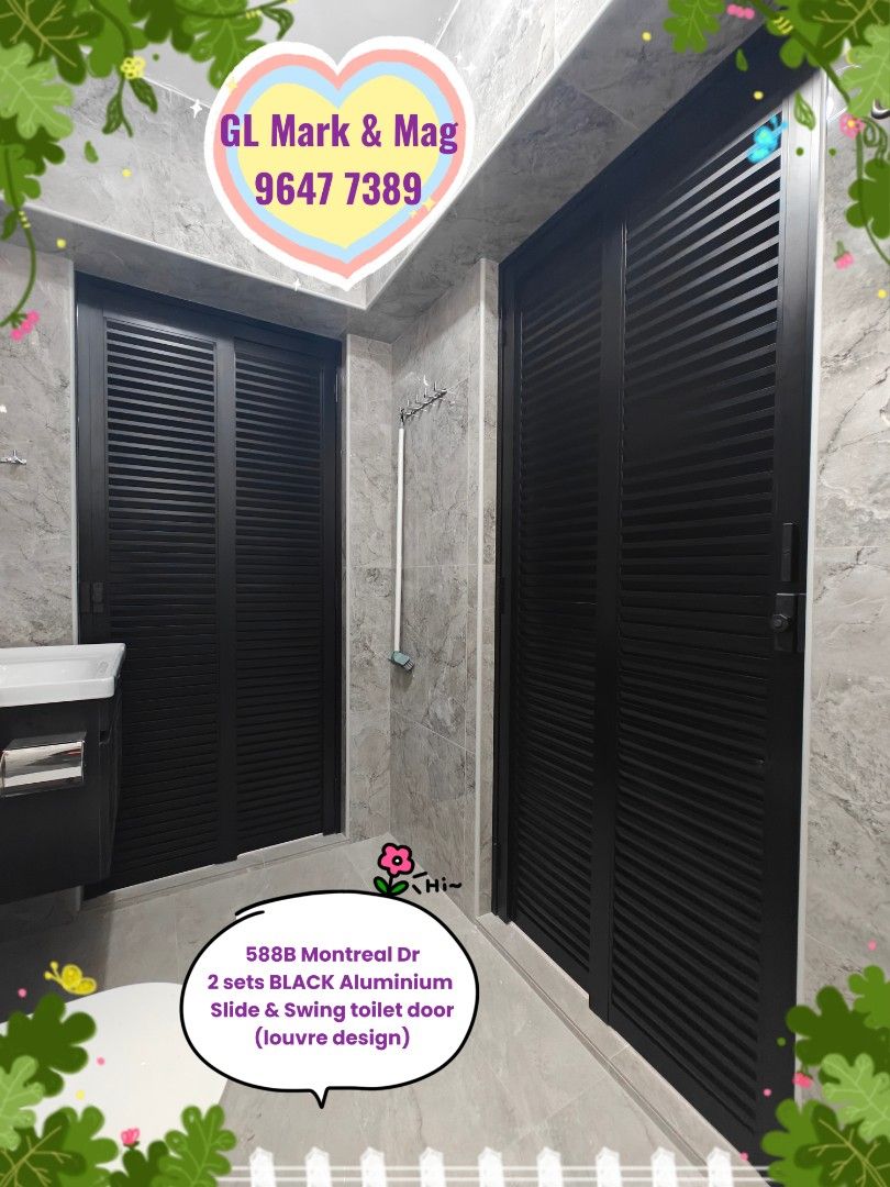 Aluminium grilles, window, gate, shower sceeen, door for BTO & HDB.62863075429762111