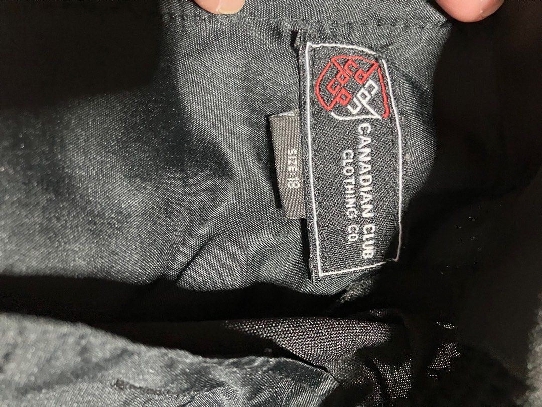 Black formal pants (Category: Babies & Kids Fashion) located in Paranaque City. Submitted by leipicks (Listing ID 1367956058, Image 3). Description: Size 18. Canadian Club..
