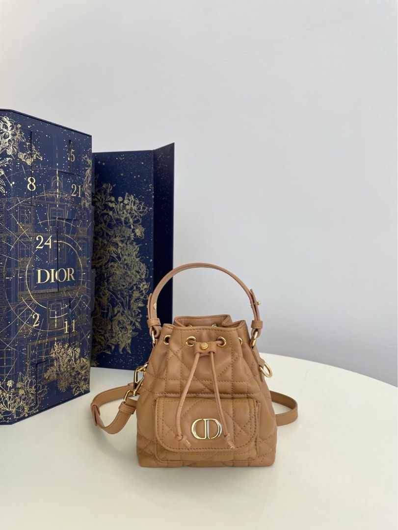 CD Caro Micro (Category: Luxury Bags & Wallets) located in Manila. Submitted by trendyfindscitrine (Listing ID 1367893183, Image 2). Description: ✅size 15 x 14 x 7 cm ✅Gebuine lambskin leather ✅comes complete .