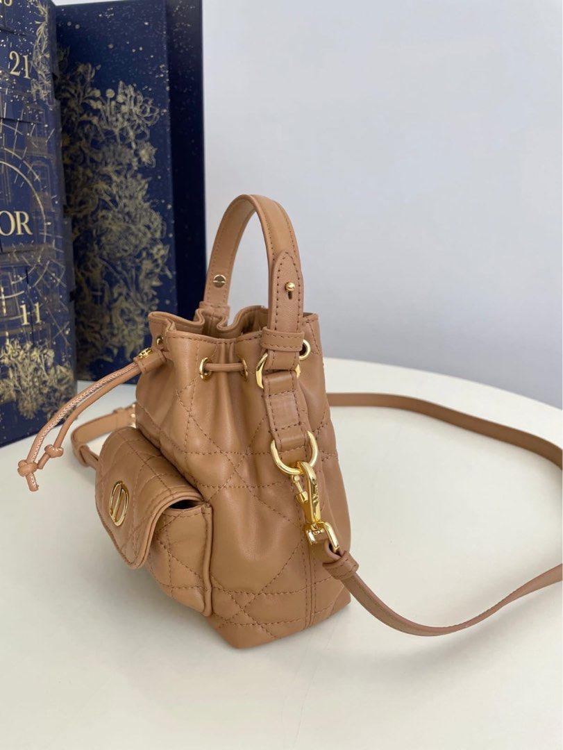 CD Caro Micro (Category: Luxury Bags & Wallets) located in Manila. Submitted by trendyfindscitrine (Listing ID 1367893183, Image 3). Description: ✅size 15 x 14 x 7 cm ✅Gebuine lambskin leather ✅comes complete .