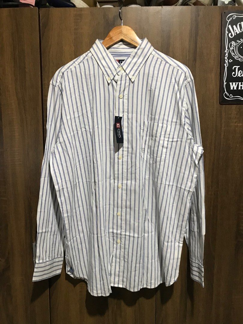 CHAPS BY RALPH LAUREN BOTTON DOWN LONGSLEEVE (Category: Formal Shirts) located in Antipolo. Submitted by cogiestamaria (Listing ID 1367967348, Image 1). Description: size large dimes W24-L31 no issue color rate 10-10 bnew.