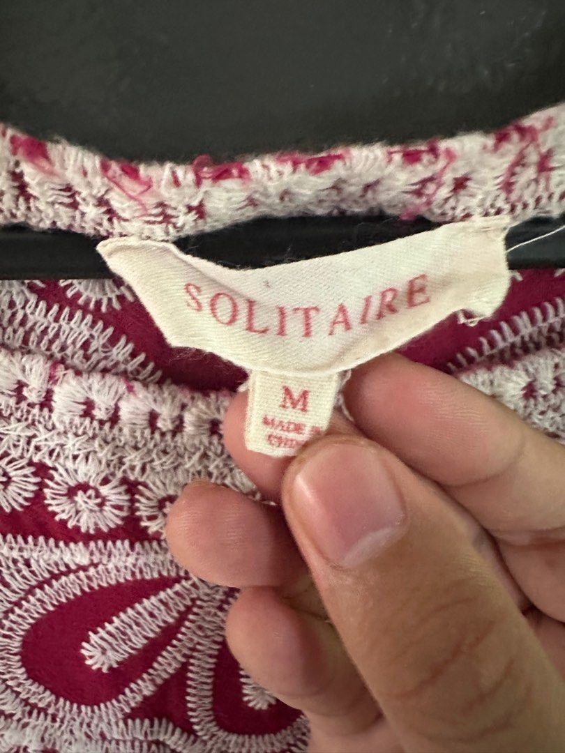 Embroidered Solitaire Blouse (Category: Blouses) located in Makati City. Submitted by balaig (Listing ID 1367935216, Image 3). Description: .