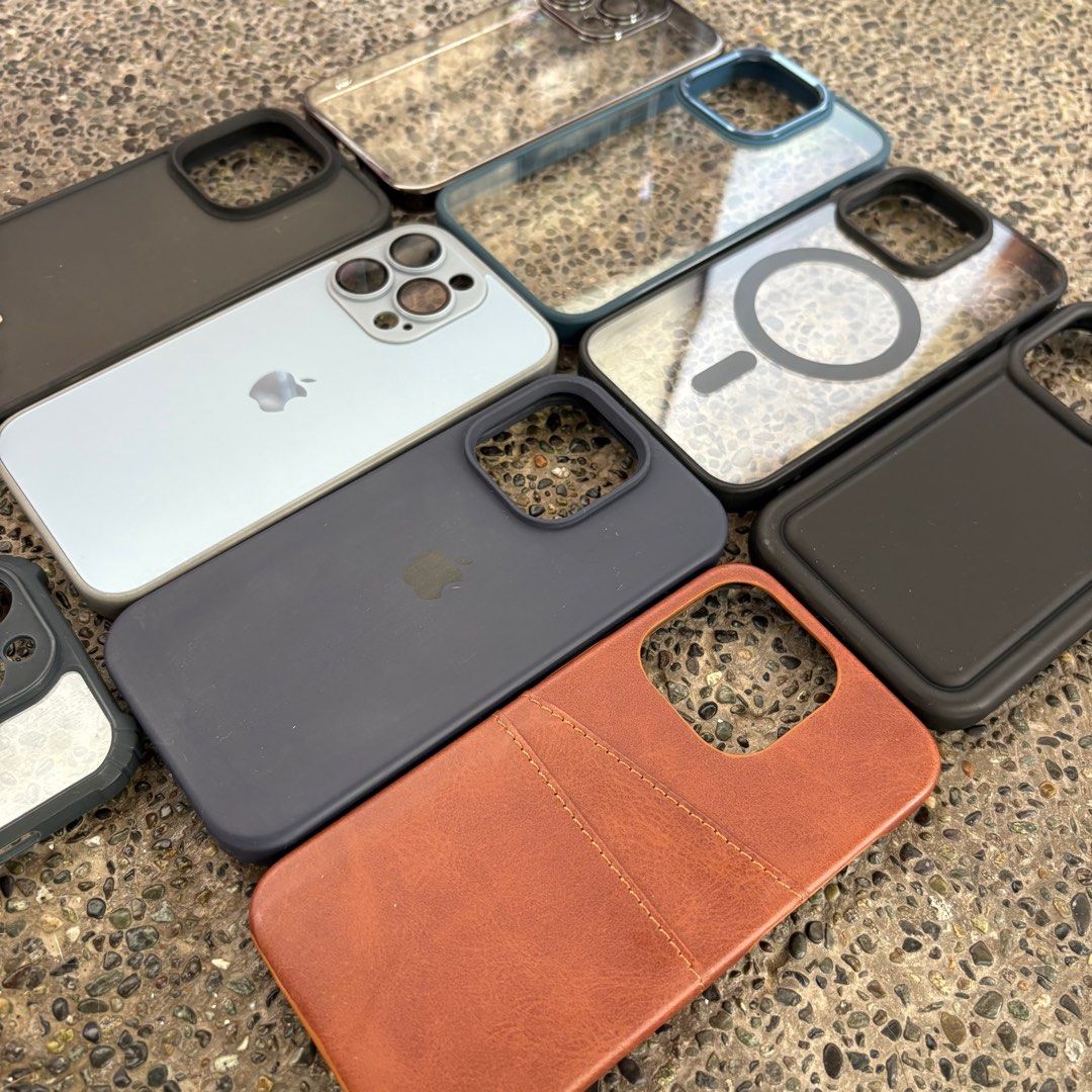 iPhone 14 Pro cases (all) (Category: Cases & Sleeves) located in Pasig City. Submitted by _mari (Listing ID 1367878163, Image 2). Description: Take all! If 1 case only it would be 150 hehe RFS: Upgraded.