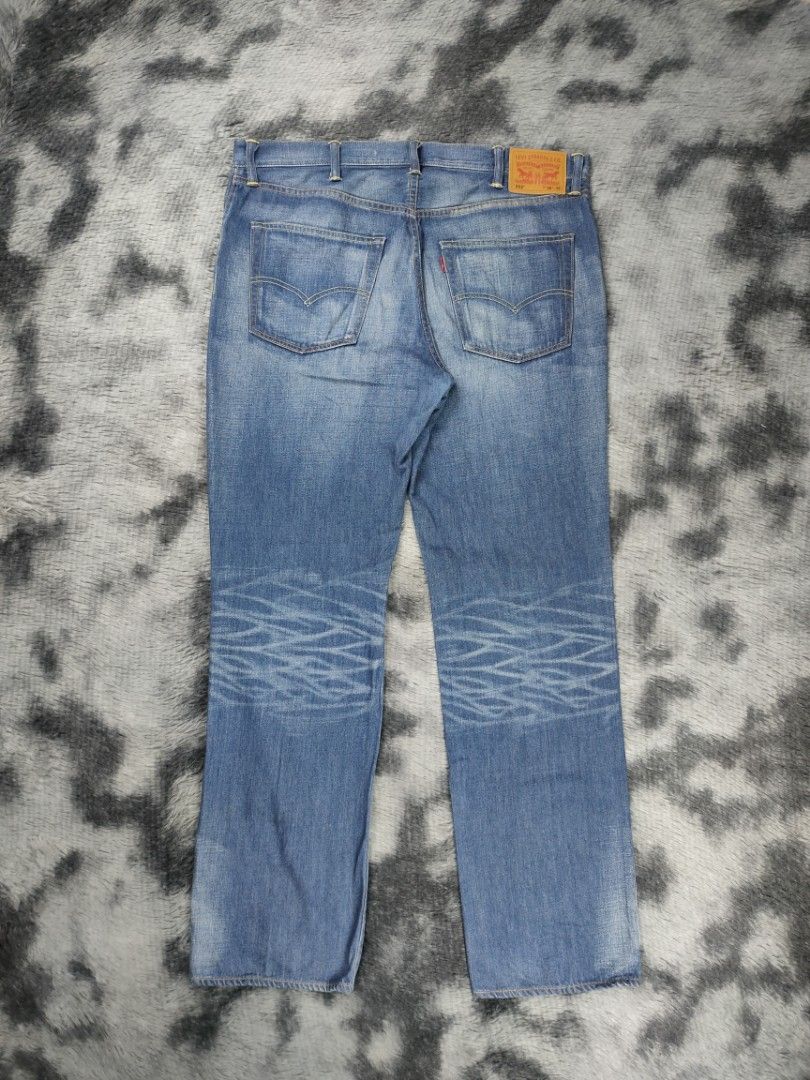 Levis 502 Japan Selvedge Jeans (Category: Jeans) located in Muntinlupa City. Submitted by d_code (Listing ID 1367968273, Image 2). Description: size 38 made in japan good as new width 19 x 44 lengtg x 8.5 hem.