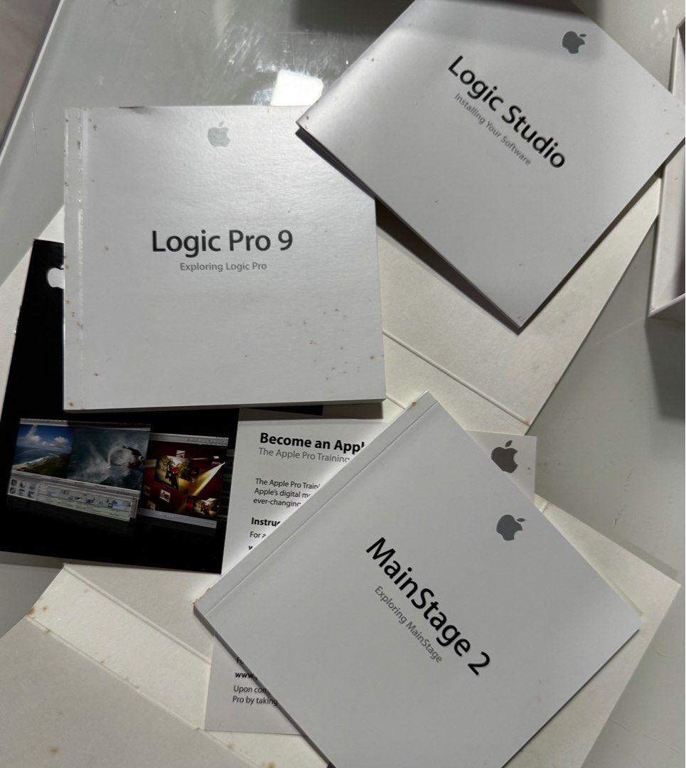 Logic Studio (Category: Musical Instruments) located in Singapore. Submitted by bear.cat (Listing ID 1367887432, Image 5). Description: Logic Studio was a professional music production suite developed by Apple. It bundled Logic Pro, Main Stage, Soundtrack Pro, and other tools for music creation and production. Logic Pro is a digital audio workstation (DAW) for macOS, widely used by professional musicians and audio engineers. Elaboration: Logic St