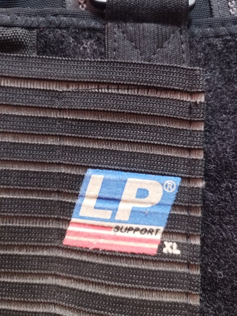 Lower back support brace (Category: Braces, Support & Protection) located in Manila. Submitted by lovelystuffmaycomeandgo (Listing ID 1367928543, Image 2). Description: LP Support Size: XL Up to 48 inches waist line Color: Black Good as new PHP 450.