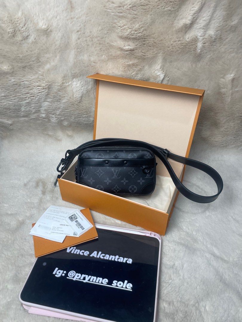 LV Nano Alpha Messenger Monogram Eclipse (Category: Luxury Bags & Wallets) located in Las Pinas. Submitted by vinalcantara (Listing ID 1367867225, Image 1). Description: For Steal / Trade !! LV Nano Alpha Messenger Monogram Eclipse Brandnew / Microchipped & complete with box & receipt Php 95,000 (SRP 121,00) Will send detailed pics upon request ✔️ ✅ Terms/Layaway 📍 Loc/Meet ups: Las Piñas 💸 BDO or Gcash 🚚 Lalamove/LBC ✔️ Unli vouch and legit c