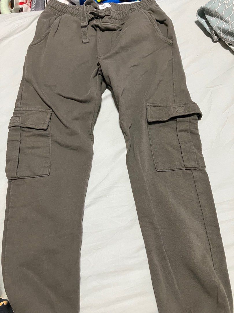 Mango cotton cargo pants (Category: Babies & Kids Fashion) located in Paranaque City. Submitted by leipicks (Listing ID 1367953057, Image 1). Description: Like new. Outgrown. Size 146cm..