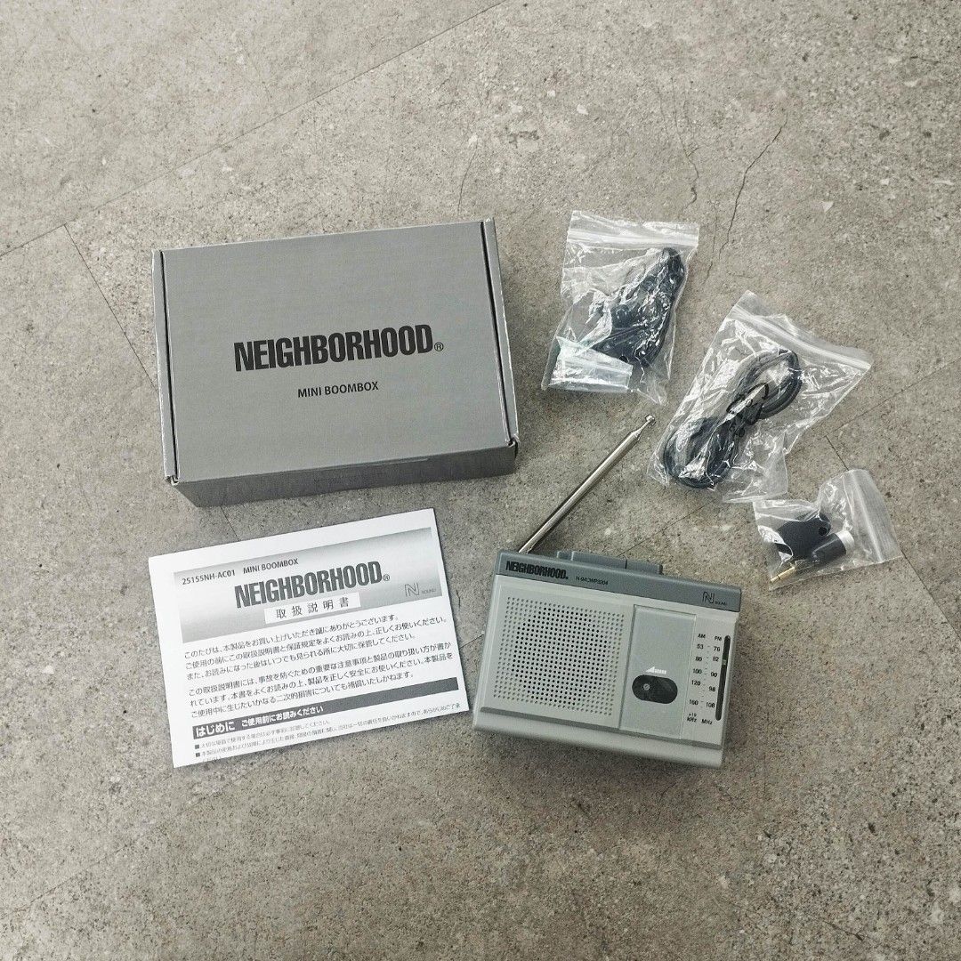 NEIGHBORHOOD MINI BOOMBOX 新品 NEIGHBORHOOD ラジオカセット
