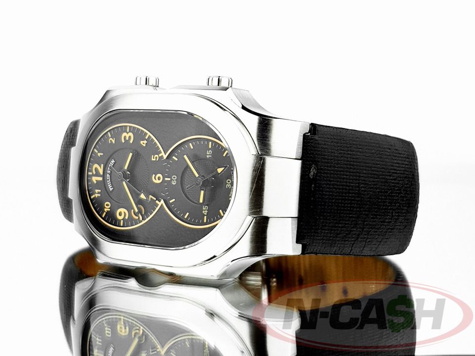 Philip Stein Large Signature Black Dial (Category: Luxury Watches) located in Makati City. Submitted by luxury_by_ncash_2 (Listing ID 1367896378, Image 2). Description: N-Cash Pawnshop "Instant Cash for Bags, Watches, Cars, and Electronics" https://www.ncash-pawnshop-philippines.com/ Philip Stein Large Signature Black Dial 200-CLBK-CB Local dealer With original sales invoice 9 out of 10. Signs of usage on the braclet. Otherwise, still very presen