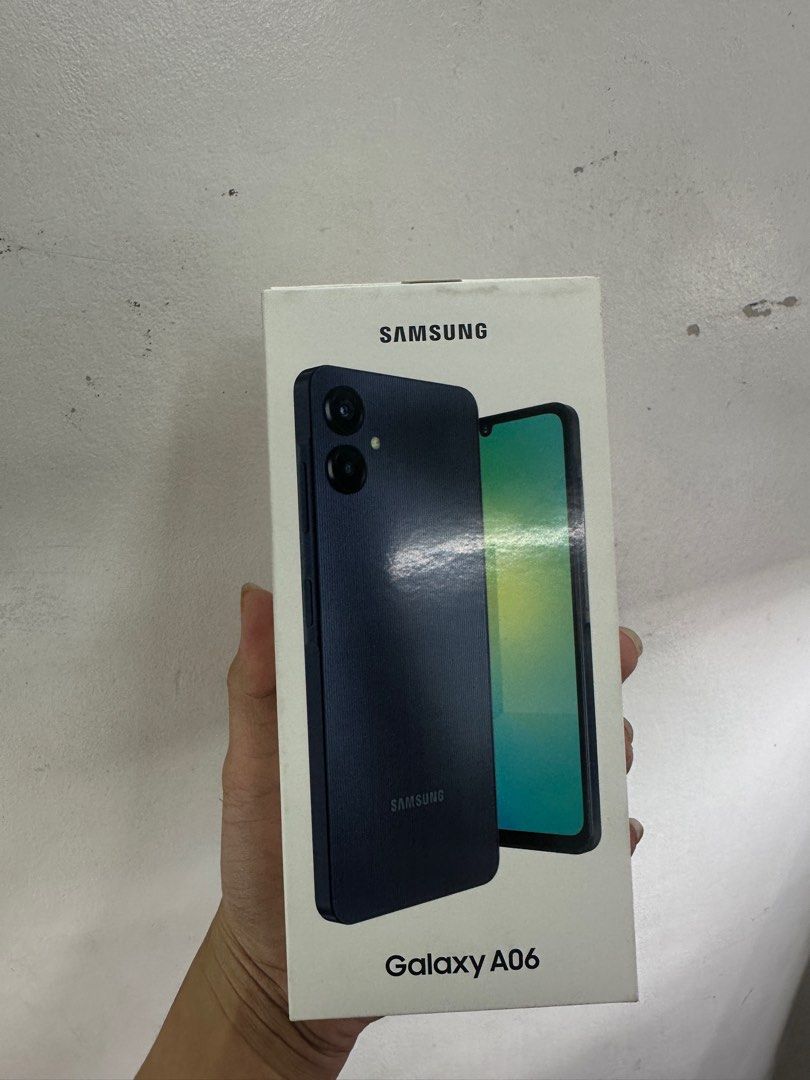 Samsung A06 (Category: Samsung) located in San Juan City. Submitted by kemberly_dimple18 (Listing ID 1367937138, Image 1). Description: SAMSUNG A06 4/128gb Black .