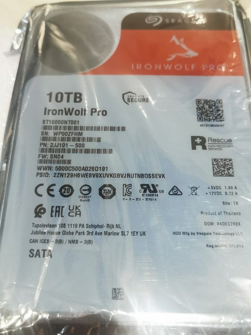 Seagate Ironwolf Pro 8tb 10tb 12tb 14tb 16tb 18tb  20tb63221273666434113