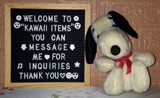 Snoopy Peanuts Vintage 1958 Collection Plush Toy
