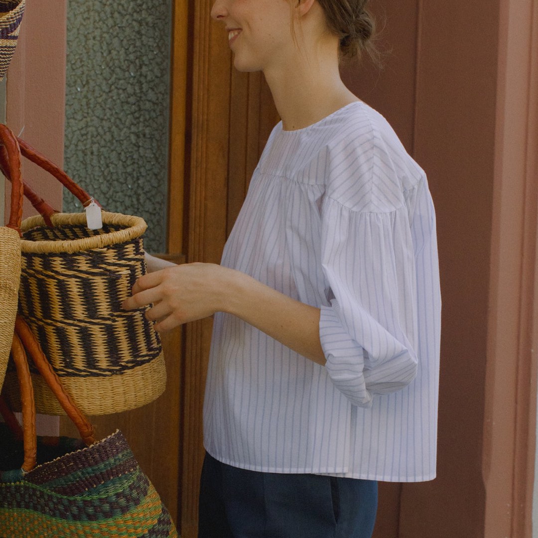 Lucette Blouse in Vert