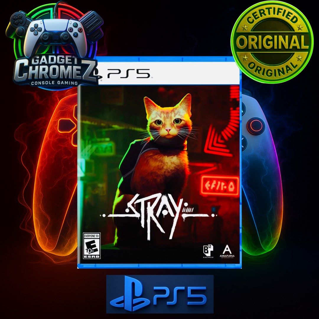 Stray | PS5 Game | BRANDNEW (Category: PlayStation) located in San Jose del Monte. Submitted by gadget_chromez (Listing ID 1185900198, Image 1). Description: STRAY BRANDNEW / SEALED Physical Disc. Safely packed with 2 layers of thick bubble wrap for maximum protection upon shipping out..