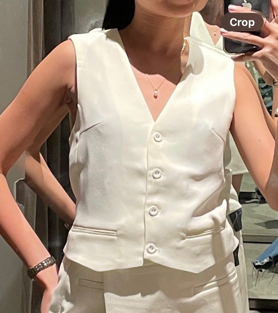 Waistcoat (RAF Manila) (Category: Sleeveless) located in Makati City. Submitted by oatchata (Listing ID 1367729057, Image 1). Description: - Size XS - Bought for 2,599 - No flaws/ stains - Can be worn multiple ways (as seen in photos) - RFS : decluttering.