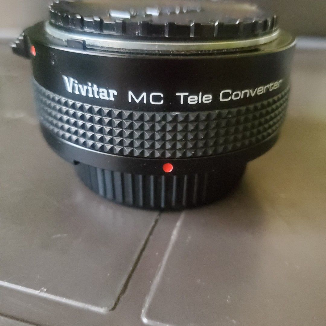 Vivitar MC 2x-3 teleconverter (Category: Lens & Kits) located in Baguio. Submitted by virtualgarage.sale (Listing ID 1367891324, Image 2). Description: vivitar teleconverter please read from box. selli g as is i don't have a camera to test it on negotiable, send your offer :).