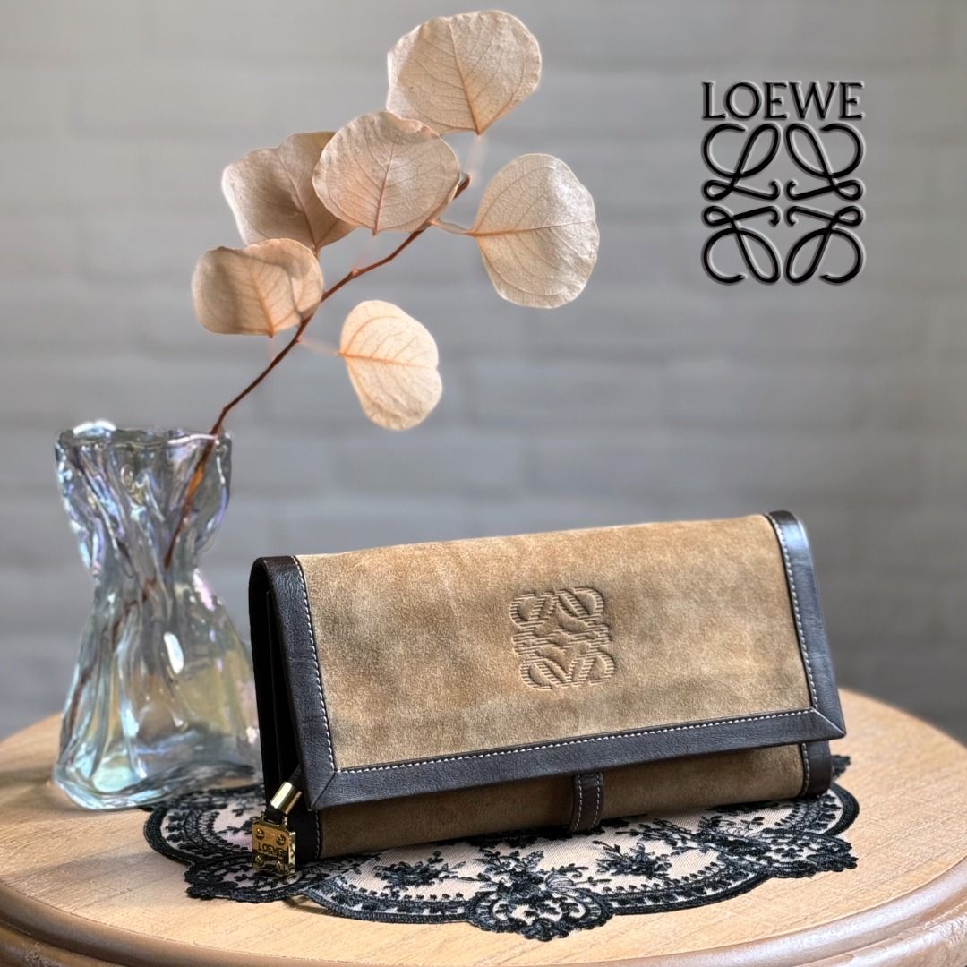 最新最全の 中古正品<稀有全新美品> LOEWE Vintage ロエベヴィンテージ バッグ