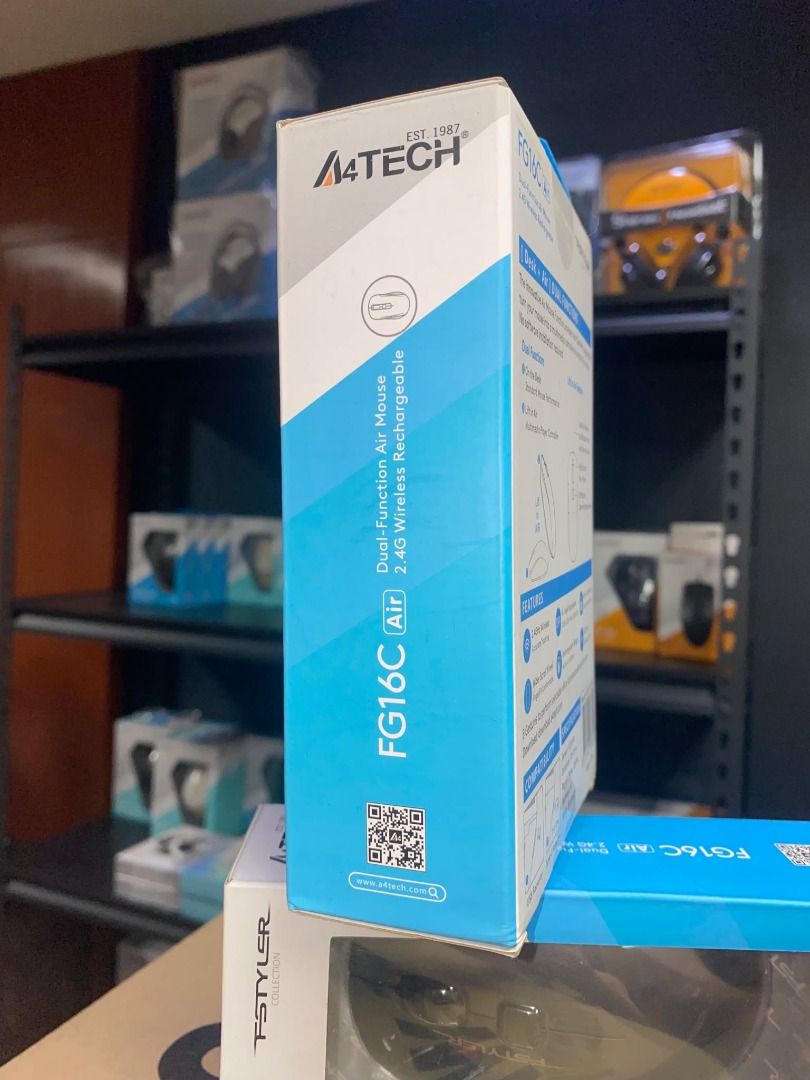 A4Tech FG16C Air Fstyler Wireless Rechargeable Mouse + Type-C Adapter Grey (Category: Mouse & Mousepads) located in Pasig City. Submitted by lyntoledo222-50488 (Listing ID 1368184990, Image 3). Description: A4Tech FG16C Air Fstyler Wireless Rechargeable Mouse + Type-C Adapter Grey BRAND-NEW / ORIGINAL WE ACCEPT BULK-ORDER LOCATION: SHAW BLVD PASIG WE ACCEPT STORE WALK-IN LALAMOVE,GRAB COD OR NON COD DELIVERY OPEN MONDAY TO SUNDAY OPEN FOR NIGHT T