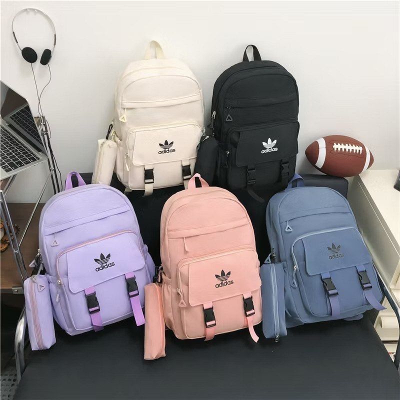 adidas clover backpack Defender 5 for Sports, Gym, School and Travel, 33L, White/Gold Metallic/Black, OSFA Constructed from water Adidas 6206 Women's Clover Backpack