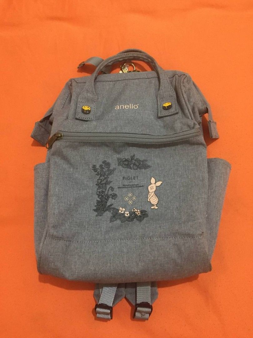 Anello backpack | disney x anello | PIGLET (Category: Backpacks) located in Las Pinas. Submitted by ifbybread (Listing ID 1368195080, Image 1). Description: rfs: decluttering! never used, no issue, no tags mode of payment: gcash, maya, bank transfer mode of delivery: j&t (3-5 days within metro manila), lalamove (buyer should take care of the booking process).