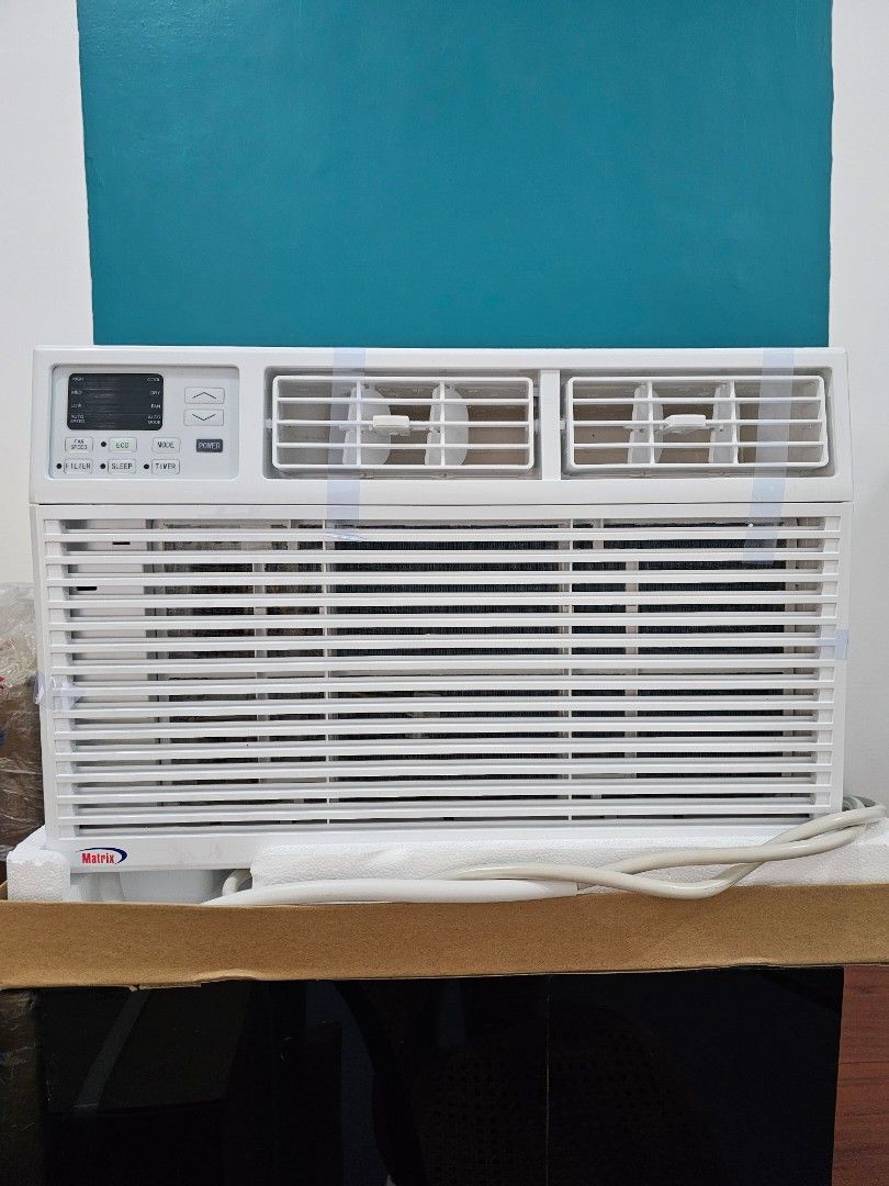 BRAND NEW AIRCON 0.6 (Category: Air Conditioning and Heating) located in Marikina City. Submitted by otherthings.k (Listing ID 1368174915, Image 2). Description: Selling BRAND NEW MATRIX aircon. Unit only Installation and delivery will be shouldered by the buyer. Window type (inverter grade) 0.6 HP - 7,600 Window type (full dc inverter) 1.0 HP - 1x,3xx 1.5 HP - 1x,4xx 2.0 HP - 2x,6xx 2.5 HP - 3x,3xx Split Type (full dc inverter) 1.0 HP - 1x,3xx 1