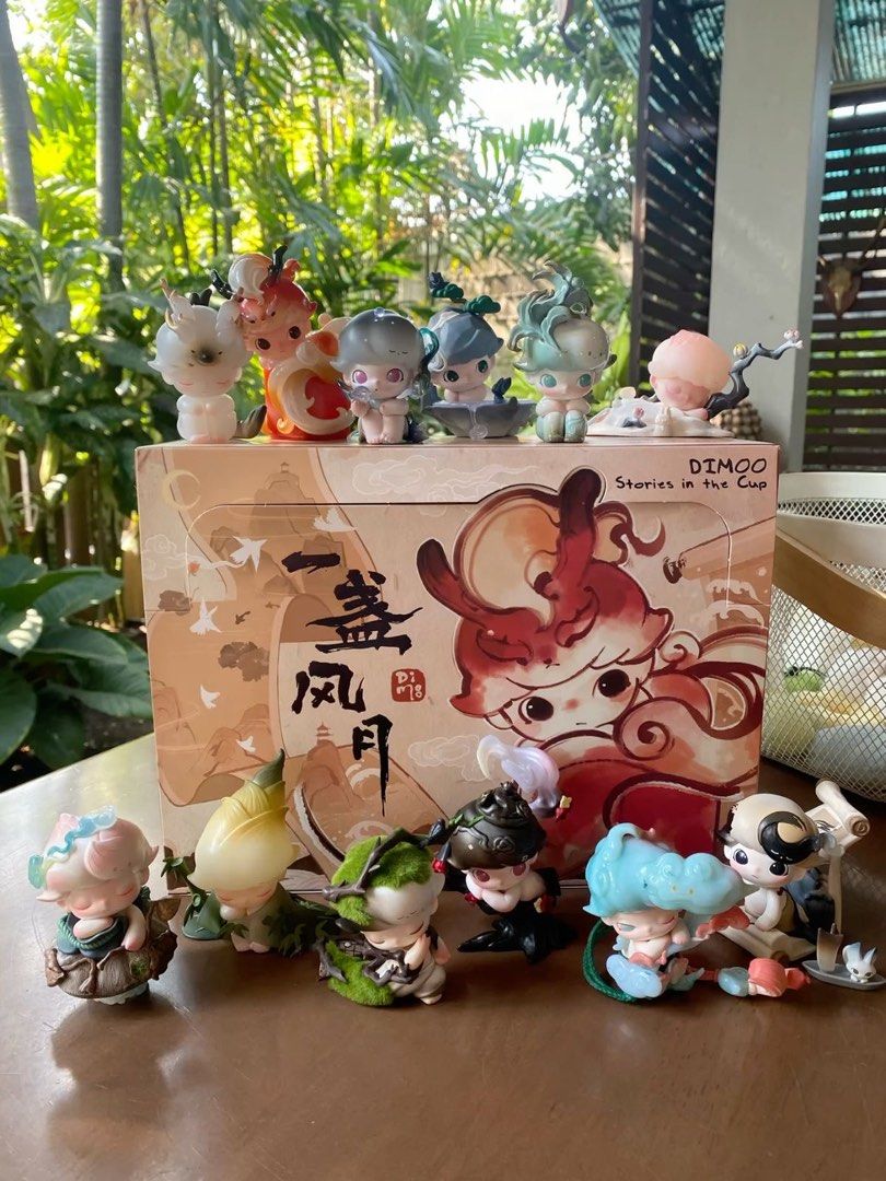 Dimoo Bamboo Dimoo Popmart Stories in the Cup - ink bamboo, Hobbies & Toys, Toys ...