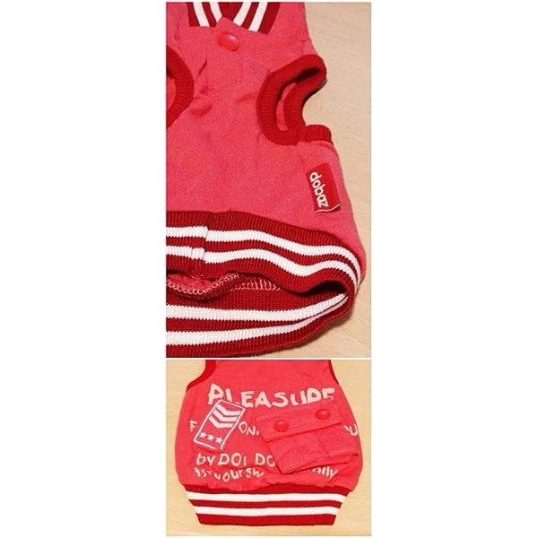 由 fashionv (刊登 ID 1368062577，圖片 2) 提交，位於 台中市 (Taichung) 的 世界知名寵物品牌dobaz 狗狗連帽衣 (類別：寵物及其他)，說明：◆ 全新商品 正品保證! ◆ dobaz 為世界知名寵物衣服品牌 ◆ 衣服上有鈕扣型小口袋 超卡哇伊 ◆ 咖啡色缺貨 現貨桃紅色 S S 適合小型犬如吉娃娃 ◆ 尺寸：S 美國平行輸入 肩寬: 12cm , 衣長: 20 cm (以上皆為平放量, 建議您拿狗狗平常穿類似的衣服做比較)。