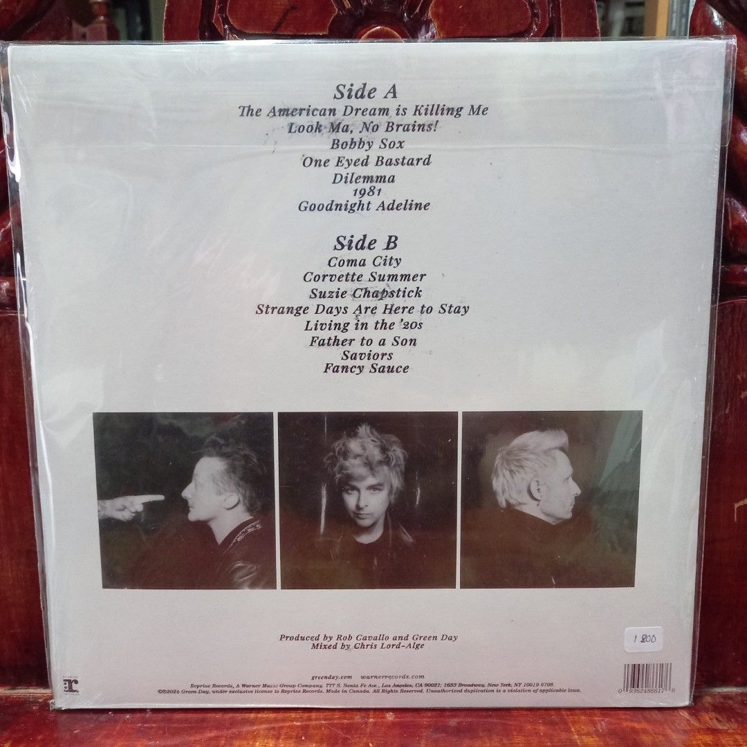 Greenday clear vinyl (Category: Vinyls) located in Quezon City. Submitted by collectiblespopupshop (Listing ID 1368119646, Image 2). Description: Welcome to collectible pop up shop MUSIC AND VIDEO STORE! 👝Posted items are on hand. 💿🎧🎵💽🎷📽🎥 CD'S / DVD's Books & VINYL are all imported made in uk our local opm album and original in mint to nearmint & unsealead sealed brand new 🛒Pls add to cart to check stocks availability. 💵We sell quality 