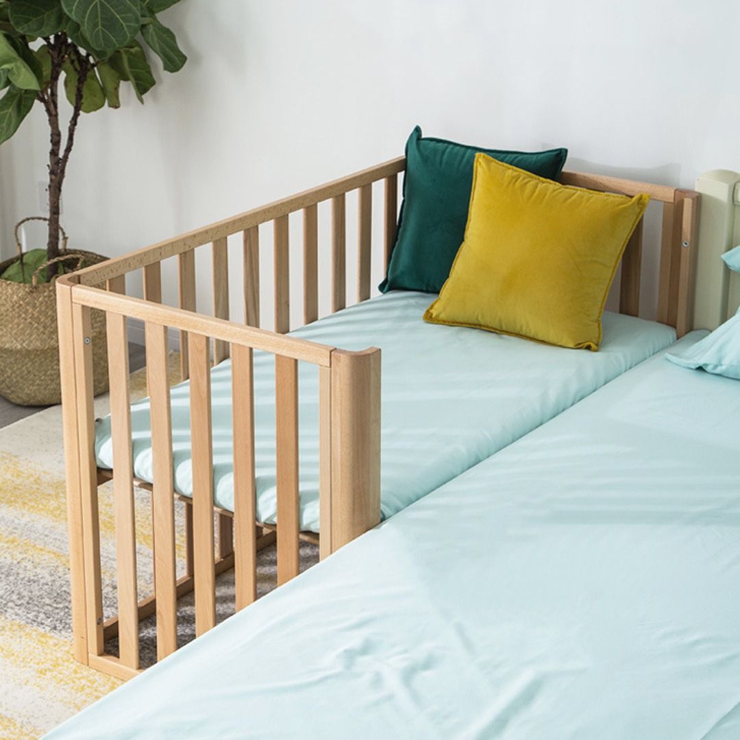 Hansel 5 in 1 convertible crib (Category: Cots & Cribs) located in Manila. Submitted by mae01511898 (Listing ID 1368102395, Image 1). Description: Hansel is a beautiful minimalist crib in natural wood and is convertible into a co-sleeper, a sofa, and a play fence. Product specifications: Material: grade A German alpine Convertible: yes Age: 0 - 5 years Supported weight: up to 100 kgs. Wheels: yes Product dimensions: 76 cm (H) x 124 (W) x 69 (D) I
