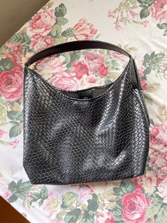 Hobo Bag Black Big School Bag
