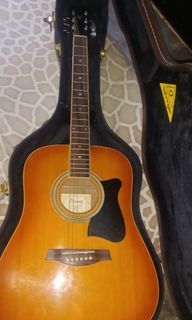 Ibanez -  Vintage Sunburst Dreadnought Acoustic Guitar and Hard Case