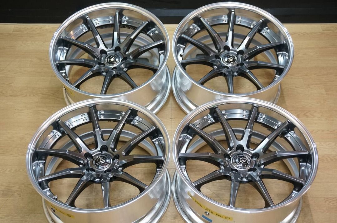 J843【Rare】KUHL VERZ KCV02 PCD114.3 10J+16 10.5J+8 tuner size low