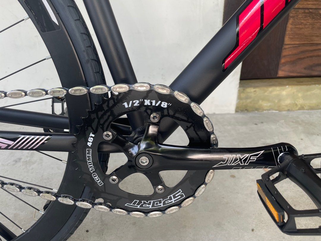 Jixf aluminium fixie, Sports Equipment, Bicycles & Parts, Bicycles on ...