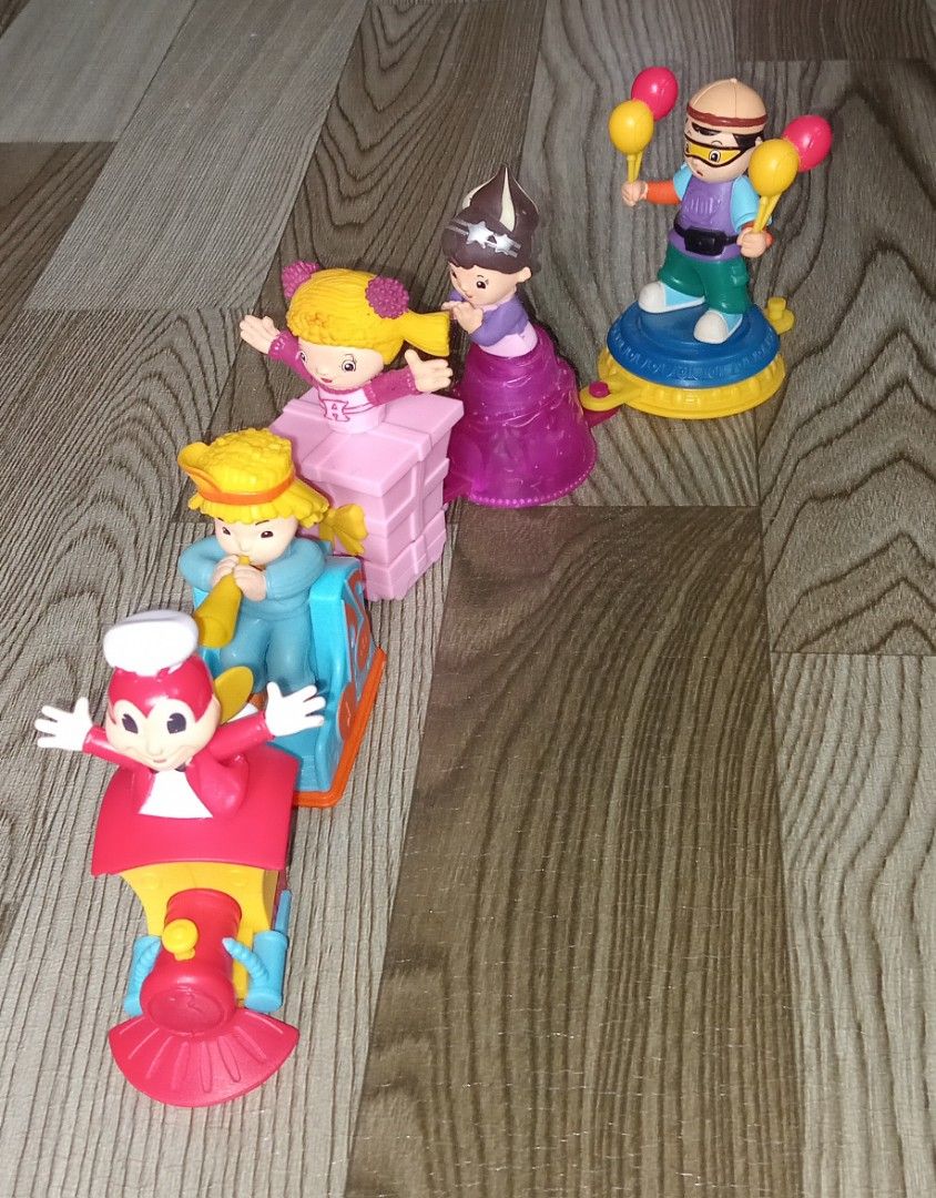 JOLLIBEE - JOLLY TRAIN RIDE (Category: Kids Toys) located in Talavera. Submitted by thalifan46 (Listing ID 1368157639, Image 2). Description: JOLLY TRAIN RIDE TOYS 150 EACH OR SET FOR P500.. WHAT YOU SEE IS WHAT YOU GET 100% ORIGINAL AUTHENTIC.. MOP : GCASH OR PALAWAN.. COURIER :LBC, JRS, J&T.. STRICTLY NO COD‼️.