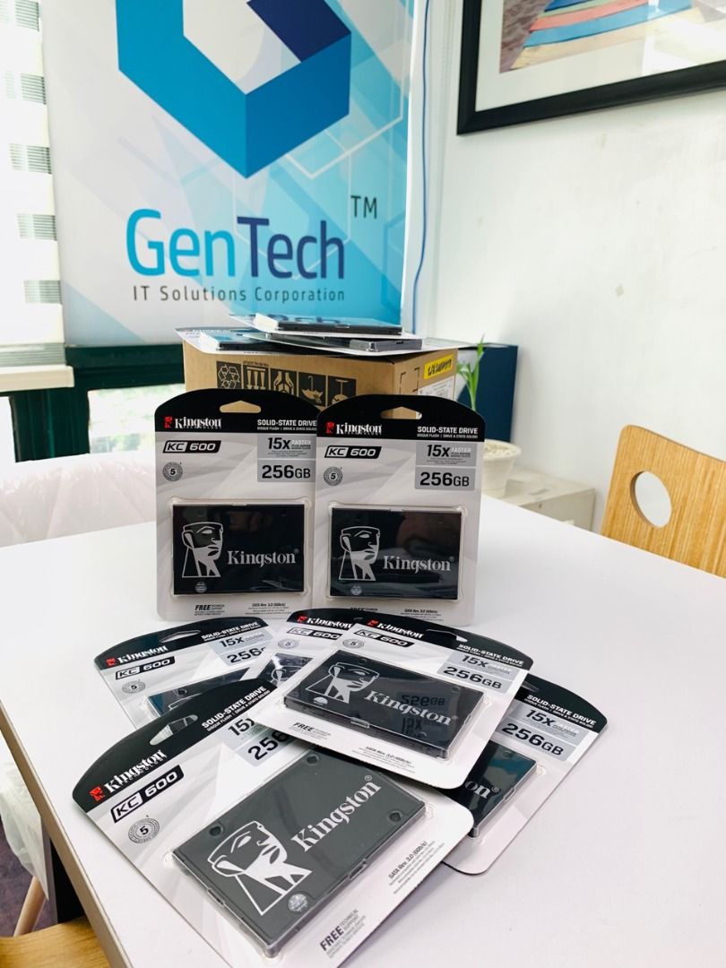 Kingston KC600 SSD (256 GB) (Category: Computer Parts) located in Caloocan City. Submitted by emmanriver32800 (Listing ID 1368083037, Image 3). Description: 🚀 BOOST YOUR SYSTEM’S SPEED TODAY! 🚀 🔥 Now available at GenTech IT Solutions Corporation – the reliable and fast Kingston KC600 256GB SSD! 💾 Kingston KC600 SSD – 256GB ✅ 15X Faster Than Traditional HDDs ✅ 2.5” SATA III – Easy Installation ✅ Advanced Security with AES 256-bit Encryption ✅ 