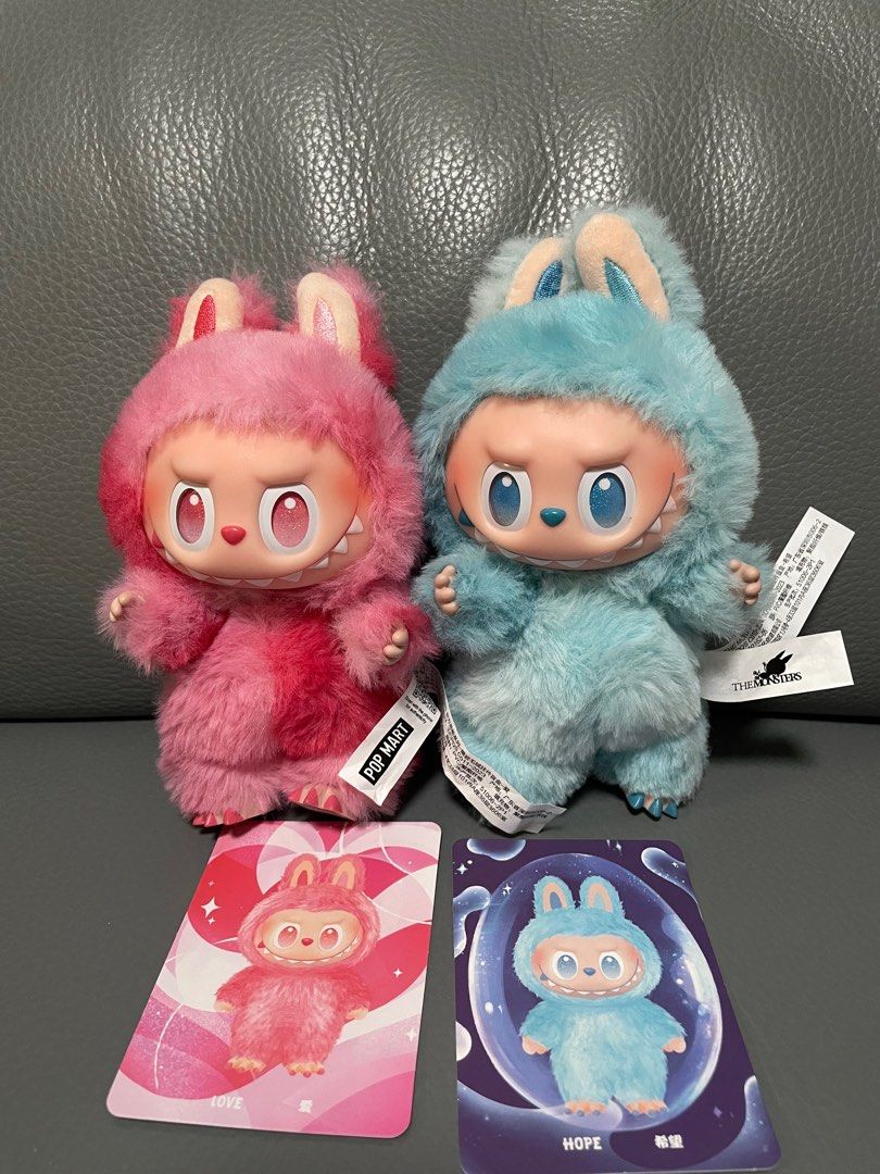 labubu 3.0 正版愛（love）和希望（hope）, 興趣及遊戲, 玩具