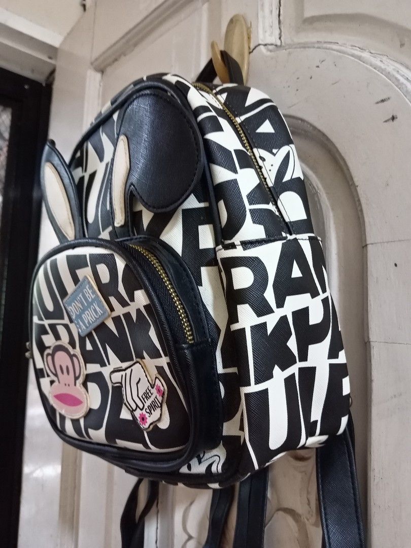 REPRICED Original Paul frank Bagpack (Category: Backpacks) located in Muntinlupa City. Submitted by rrm19 (Listing ID 1368187288, Image 3). Description: REPRICED Item Leather material.