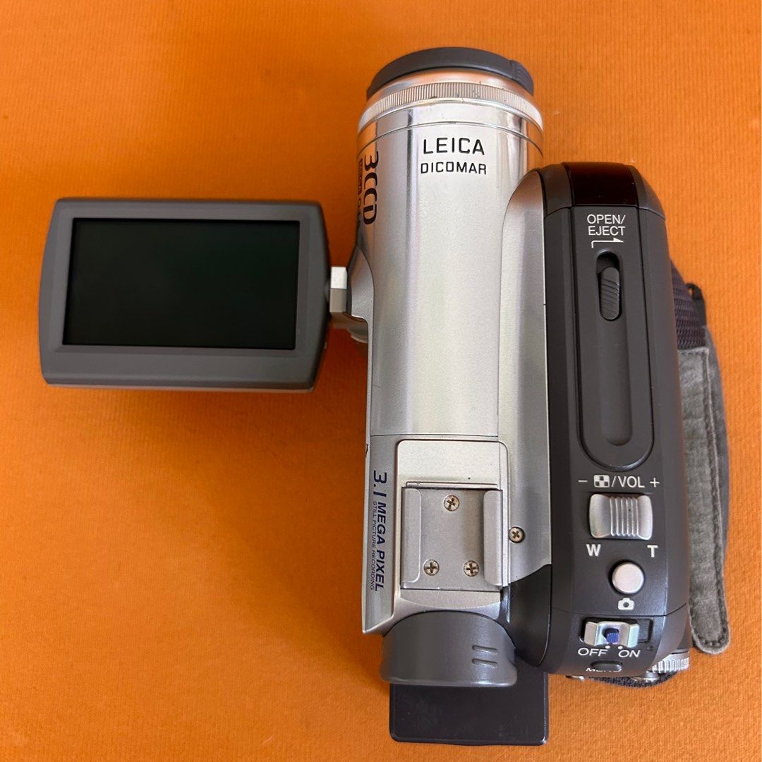 Panasonic NV-GS320 mini dv video camera (Category: Video Cameras) located in Las Pinas. Submitted by pl4y_it_4g4in (Listing ID 1368079273, Image 2). Description: Used No issue With battery, charger, and mini dv tape (used) record ok Playback ok Buttons ok Screen ok View finder ok Zoom ok Mic ok Speaker ok Lens ok .