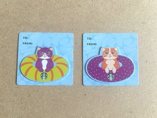 Starbucks Die Cut Animal Cards