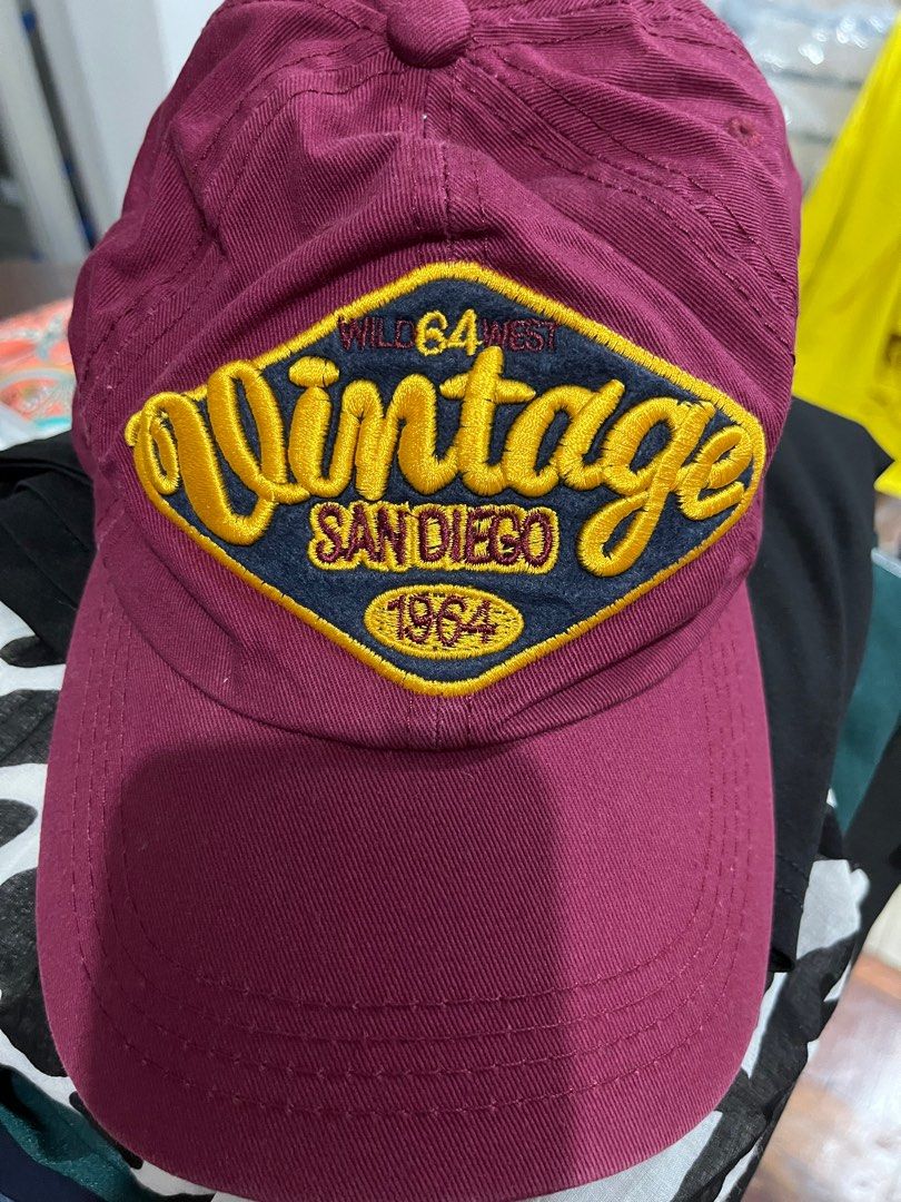 Statement Cap (Category: Caps & Hats) located in Manila. Submitted by theprettyc07280 (Listing ID 1368116019, Image 1). Description: 80.00 each Vintage/Rugged look Clean and lady owned *Take All, Get FREE shipping within Metro Manila! ✅.