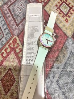 Swatch Women’s Iridescent Pastel Watch